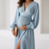 Robe portefeuille bleue