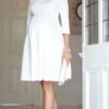 Robe blanche courte